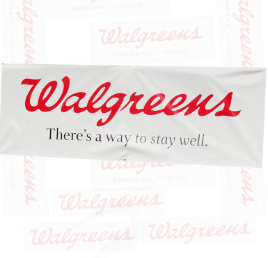 Walgreens branded banner